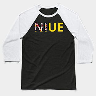 Drapeau Niue Baseball T-Shirt